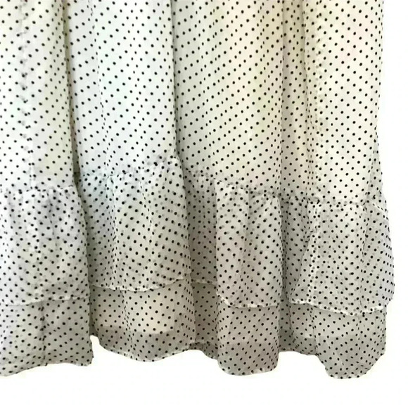 NWT L C Lauren Conrad Polka Dot Mini Dress Size XXL Ivory - Picture 4 of 6